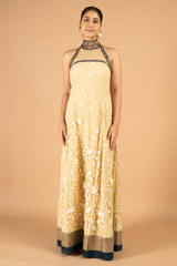 Beige Halter Gown3740 video